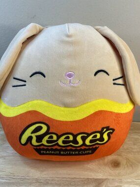 Squishmallows Bangta the Bunny Reese’s Peanut Butter Cup Plush 8” Licensed Candy
